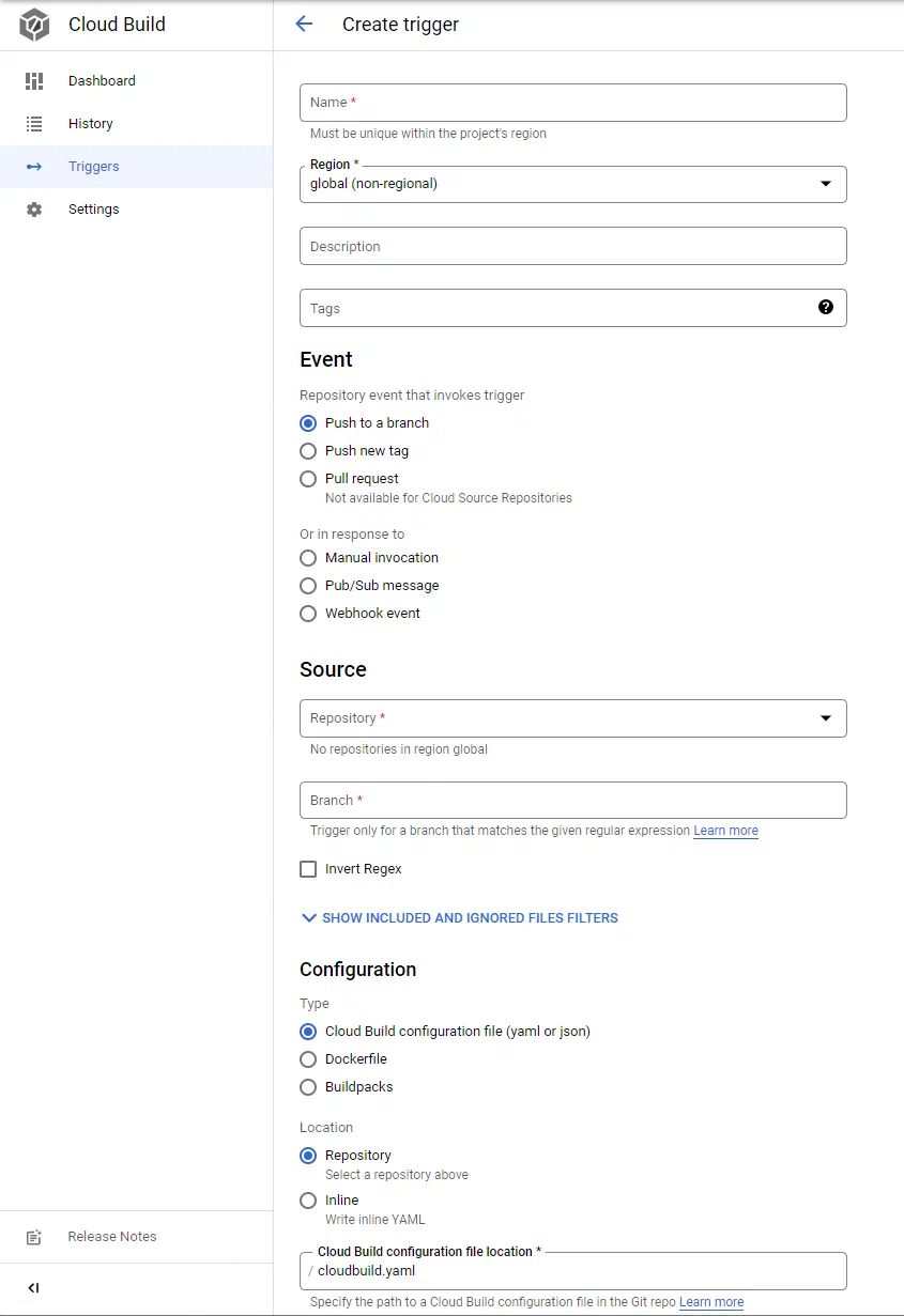 Creating a trigger to automatically deploy the website on each git commit Creating a trigger to automatically deploy the website on each git commit
